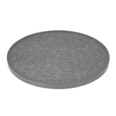 Bolero Fibre Glass Round Table Top Brushed Black 580mm